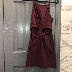 MINI DRESS WITH CUT OUT DETAIL